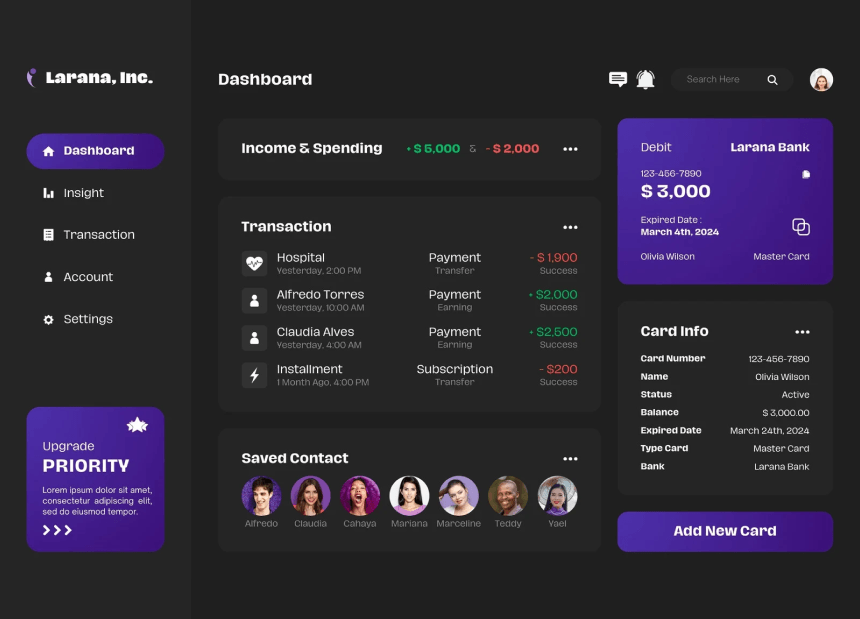 HR management system with employee directory
