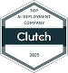 Clutch Top AI Deployment Company 2025 badge